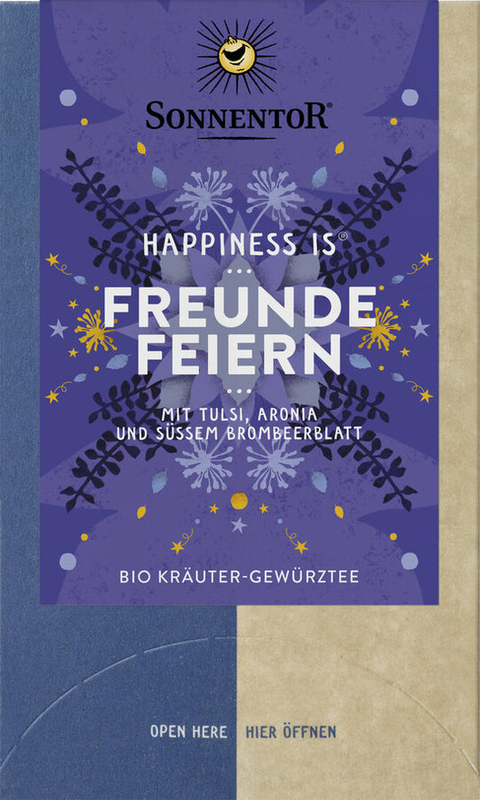 Happiness is... Freunde feiern Tee Bio 27g Sonnentor