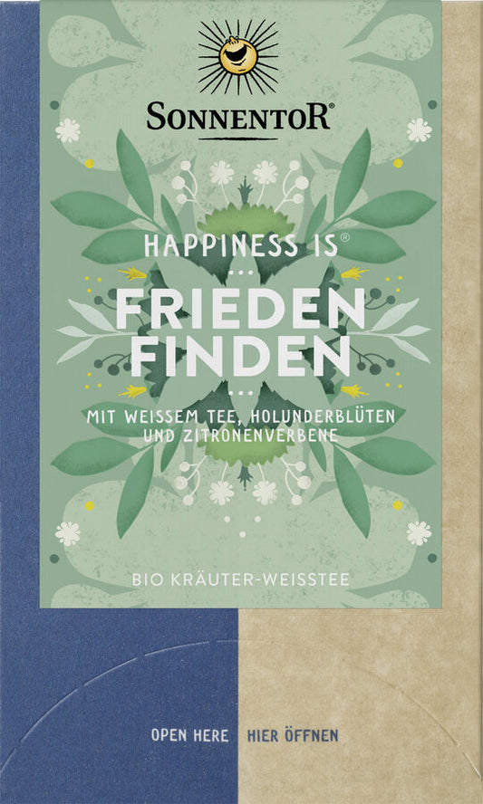 Happiness is... Frieden finden Tee Bio Kräuterteemischung 27g Sonnentor