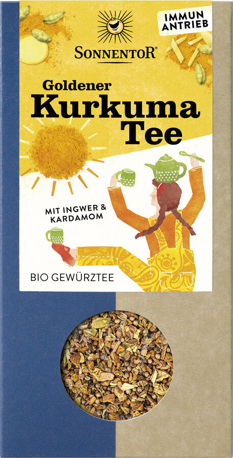 Goldener Kurkuma Tee lose Bio 120g Sonnentor
