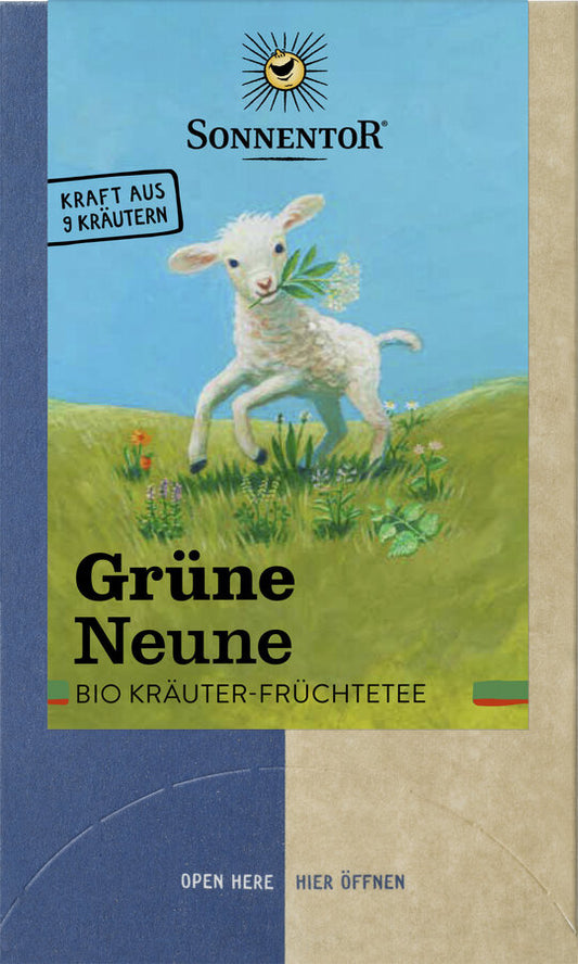 Grüne Neune Kräuter-Früchtetee Bio 27g Sonnentor