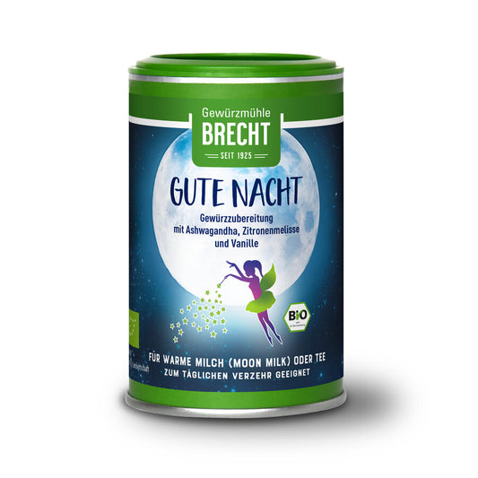 Gute Nacht Bio Gewürzmischung 80g Gewürzmühle Brecht