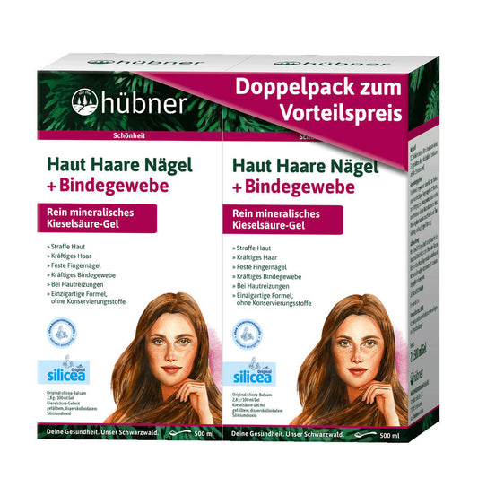 Haut Haare Nägel + Bindegewebe Doppelpack 1000ml Hübner