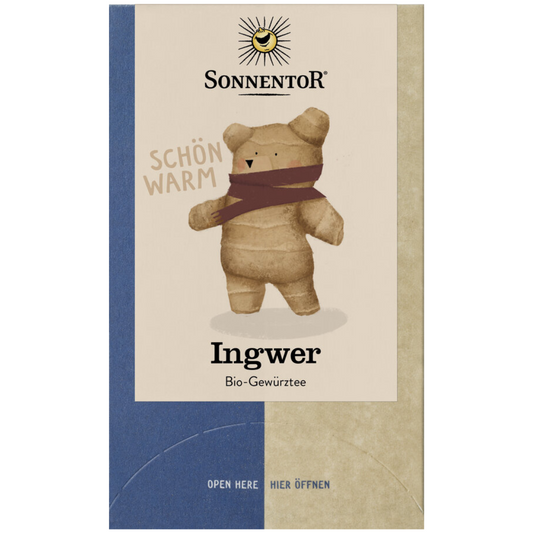 Sonnentor Ingwer Bio-Gewürztee – wärmender Kräutertee mit Ingwer