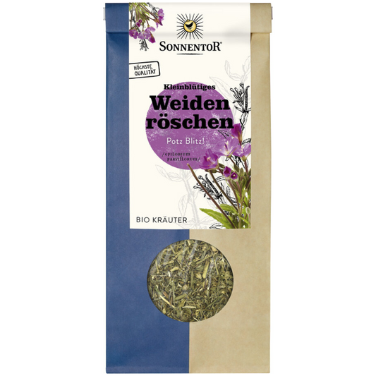 Sonnentor Kleinblütiges Weidenröschen Bio lose – getrocknete Weidenröschenblätter für aromatischen Kräutertee