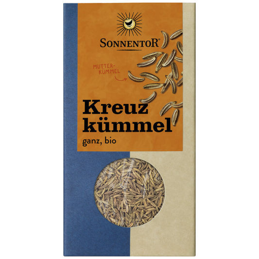 Sonnentor Kreuzkümmel ganz – Bio-Kümmelsamen für die aromatische Küche in 50 g Packung