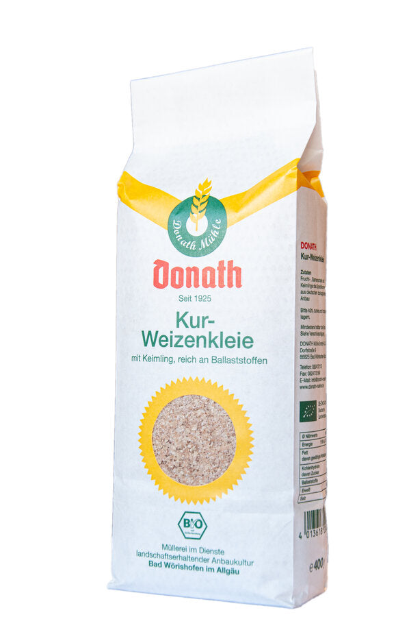 Kur-Weizenkleie Bio 400g Donath Mühle