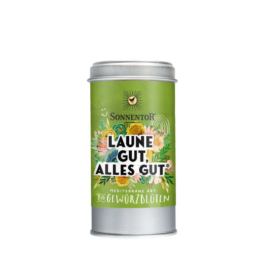 Sonnentor Laune gut alles gut Bio-Gewürzblüten mediterrane Mischung in Dose