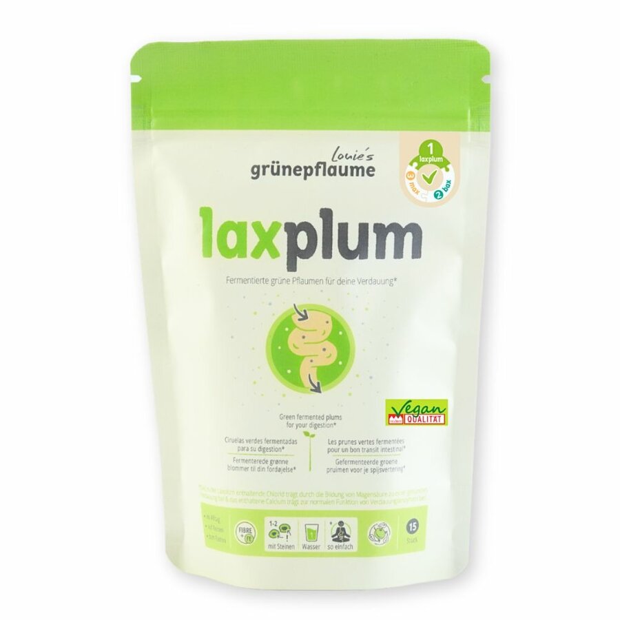 Laxplum fermentierte grüne Pflaume 15 Stück 220g