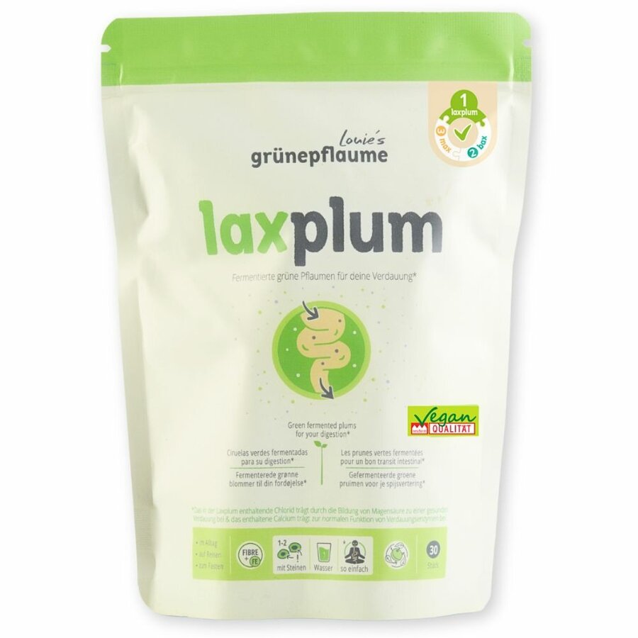 Laxplum, fermentierte grüne Pflaume 30 Stück 450g