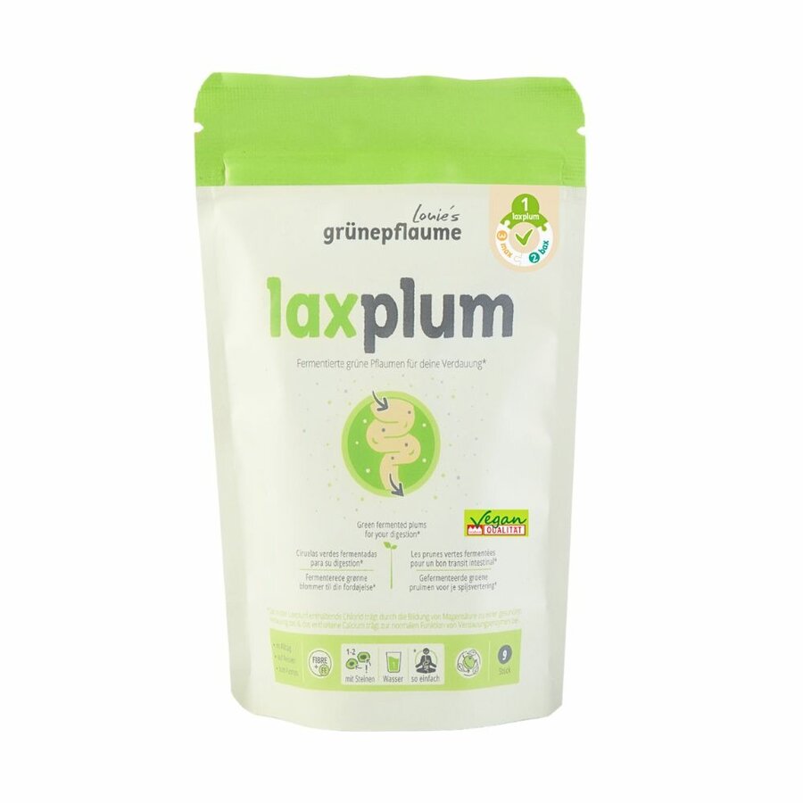 Laxplum, fermentierte grüne Pflaume 9 Stück 135g