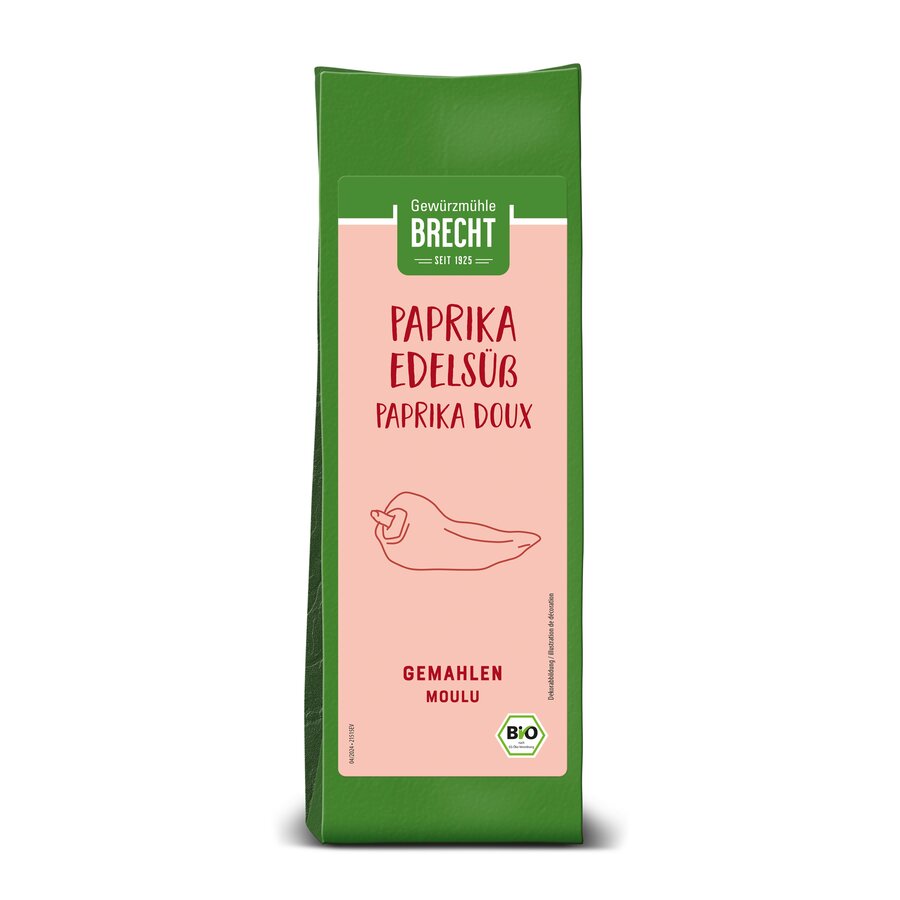 Paprika edelsüß Bio 150g Blockbeutel Brecht