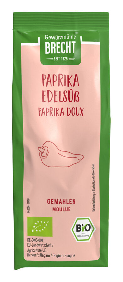 Paprika edelsüss gemahlen Bio 70g Nachfüllbeutel Brecht