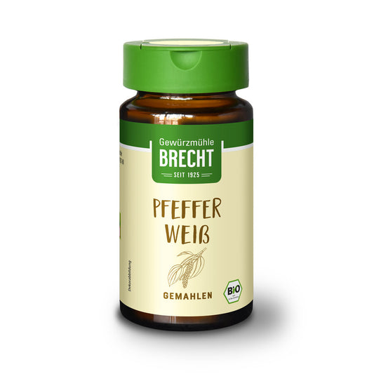 Pfeffer weiß gemahlen Bio 35g Brecht