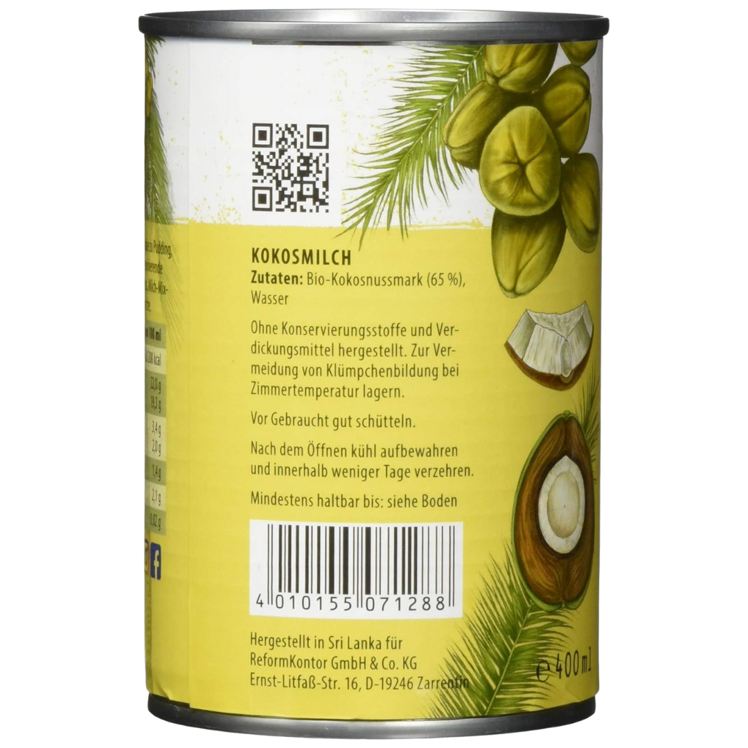 kokosmilch aufbewahren Bio-Kokosmilch 400 ml – cremig, vegan & nachhaltig