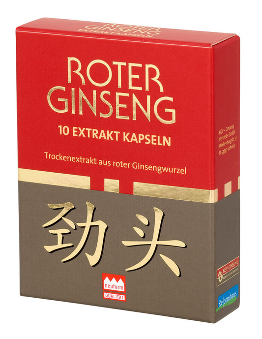 Roter Ginseng 10 Extrakt Kapseln KGV