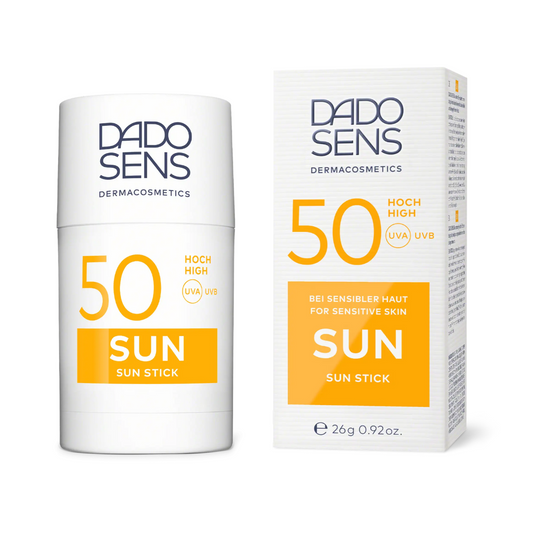 DADO SENS SUN Stick LSF 50 – Sonnenschutz-Stick mit Umverpackung, ideal für unterwegs, wasserfest und hautverträglich