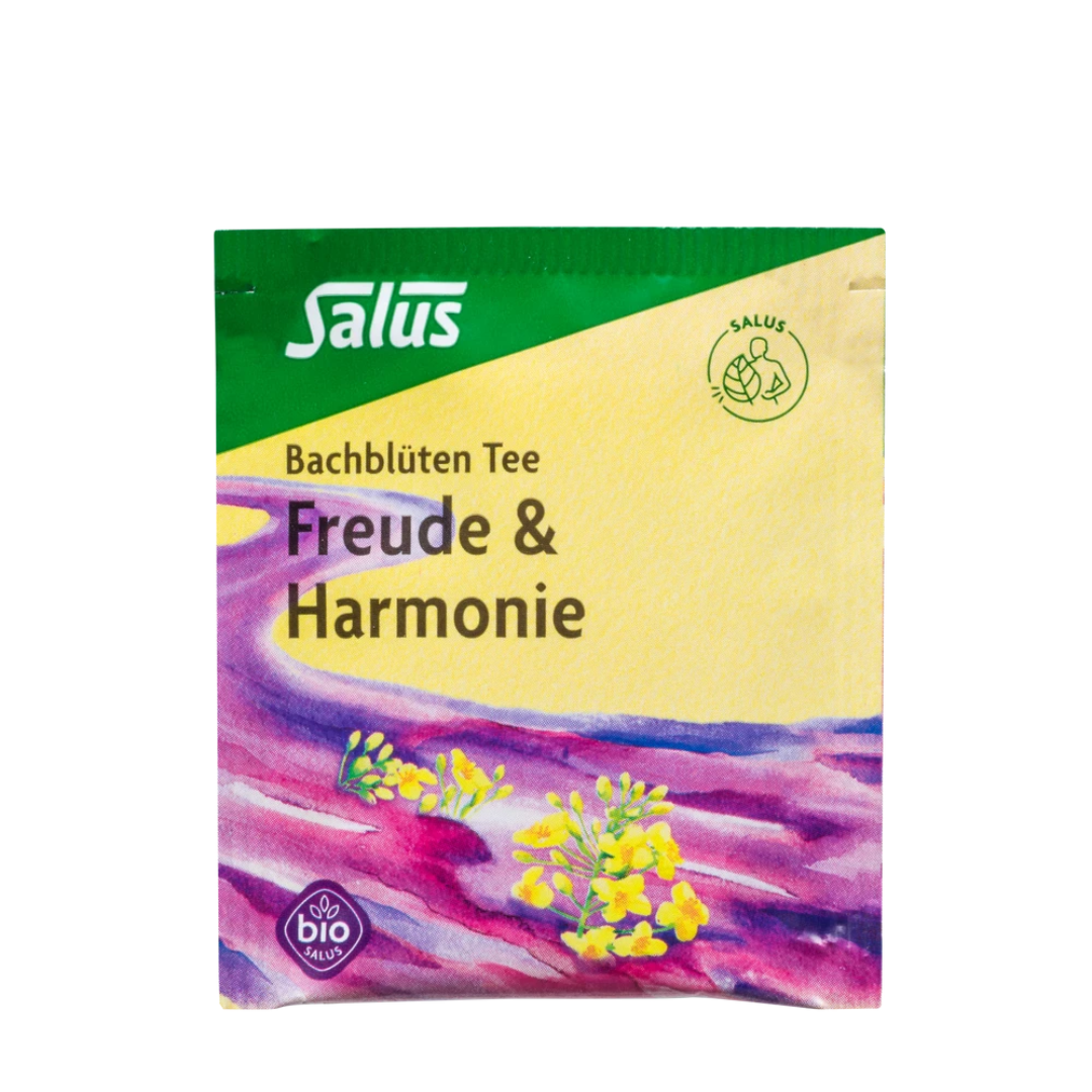 Salus Bachblüten Tee Freude & Harmonie – einzelner Bio-Teebeutel mit Bachblüten-Essenzen