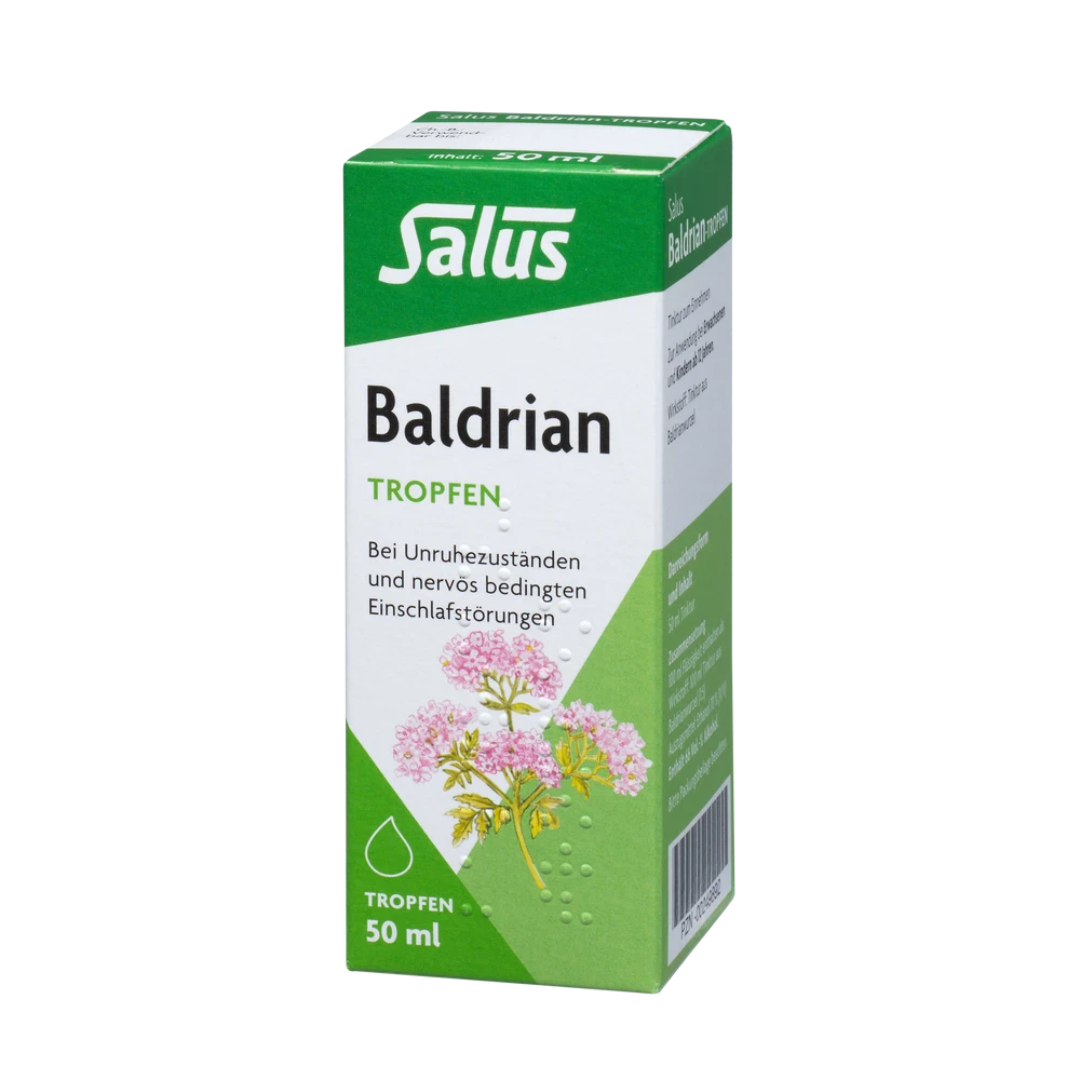 Salus Baldrian-Tropfen 50 ml – pflanzliche Tinktur aus Baldrianwurzel in praktischer 50 ml Flasche