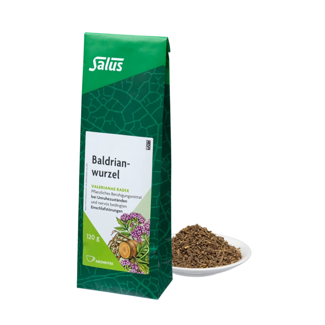 Salus Baldrianwurzel Tee 120 g – lose Bio-Arzneitee-Mischung aus Baldrianwurzel für Aufgüsse