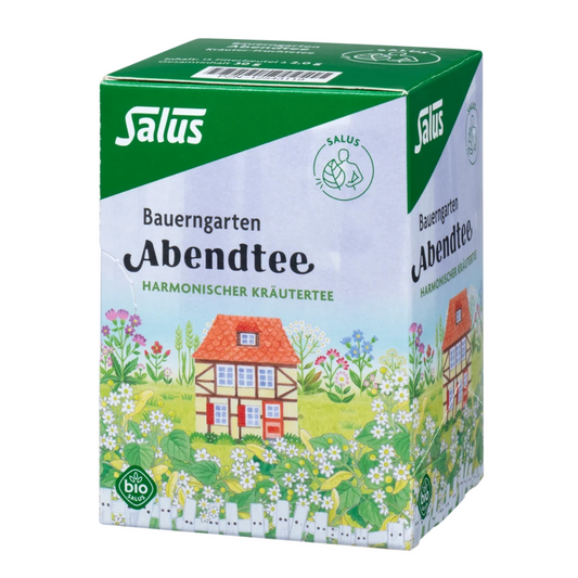 Salus Bauerngarten Abendtee Bio – Kräutertee-Mischung für den Abend, 30 g Packung