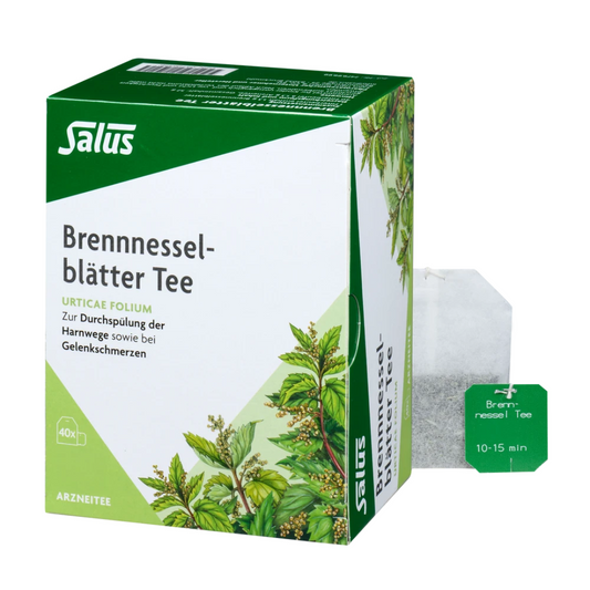 Salus Brennnesselblätter Tee 40 Filterbeutel – Großpackung mit Teebeutel für Kräutertee