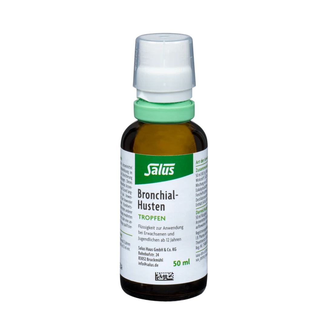 Salus Bronchial-Husten Tropfen 50 ml – pflanzliches Präparat zur Unterstützung der Schleimlösung