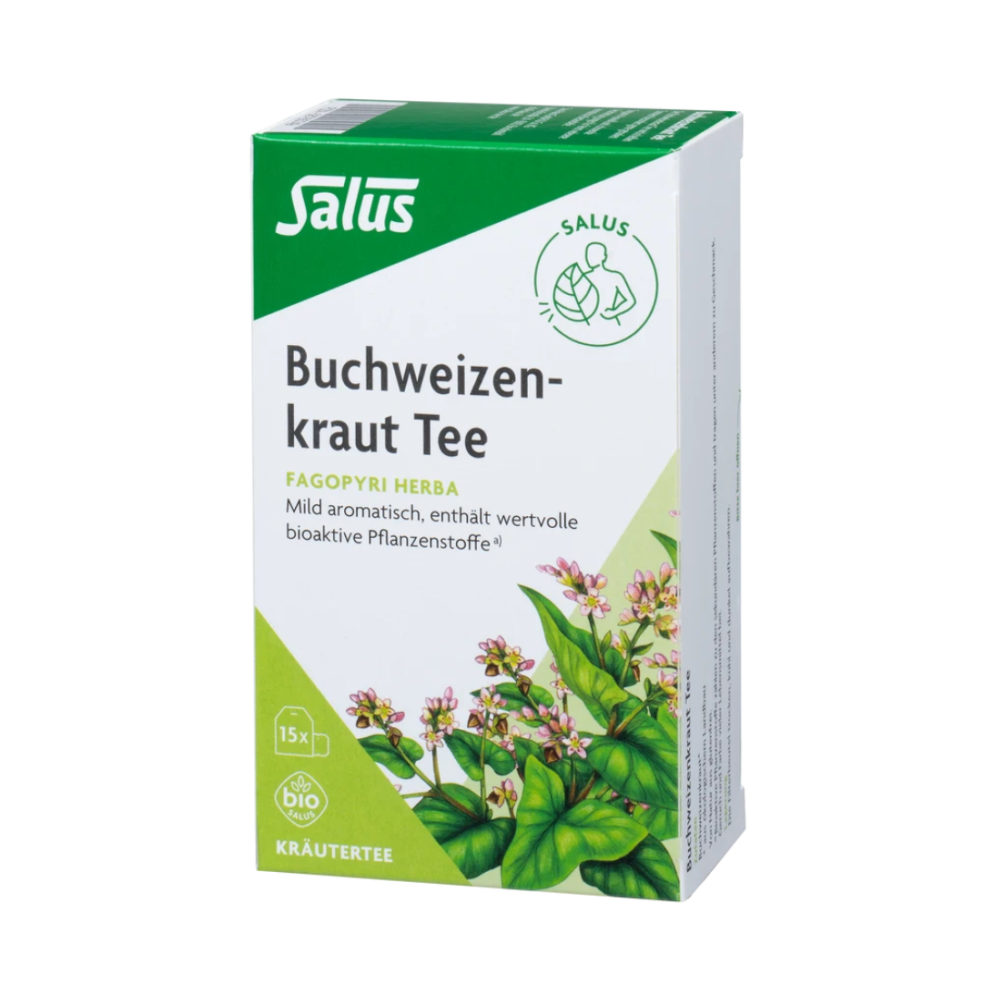 Salus Buchweizenkraut Tee Bio-Kräutertee 15 Filterbeutel – mild aromatischer Tee mit wertvollen Pflanzenstoffen