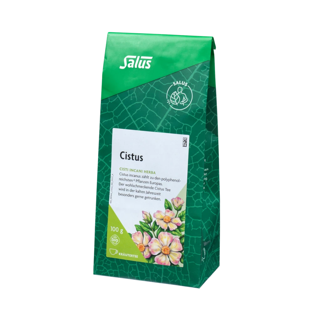 Salus Cistus Tee Bio 100 g lose – wohlschmeckender Kräutertee mit polyphenolreichem Cistus incanus