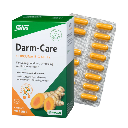 Salus Darm-Care Curcuma Bioaktiv – Packung mit 90 veganen Kapseln für Verdauung und Darmgesundheit
