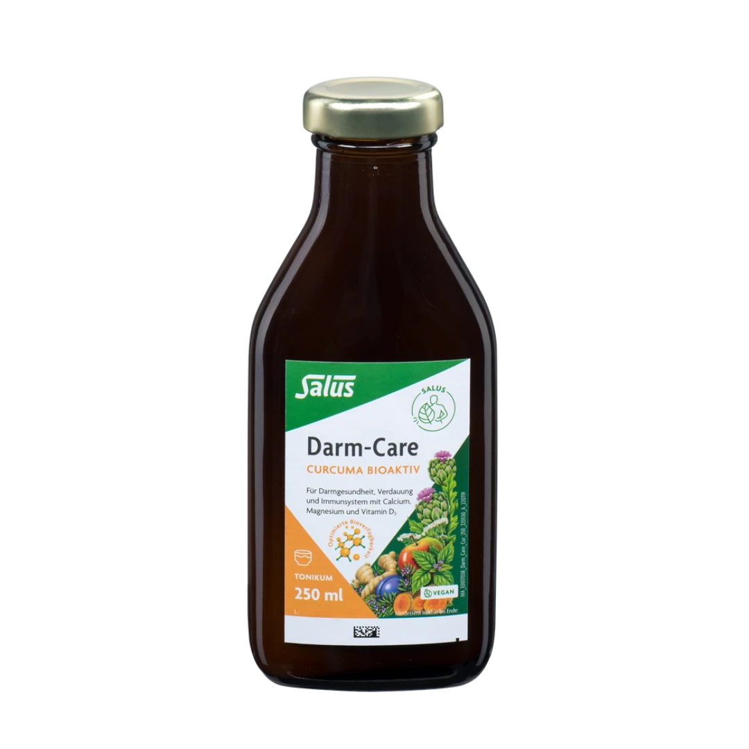 Salus Darm-Care Curcuma Bioaktiv Tonikum 250 ml – vegane Flasche für Darmgesundheit, Verdauung und Immunsystem