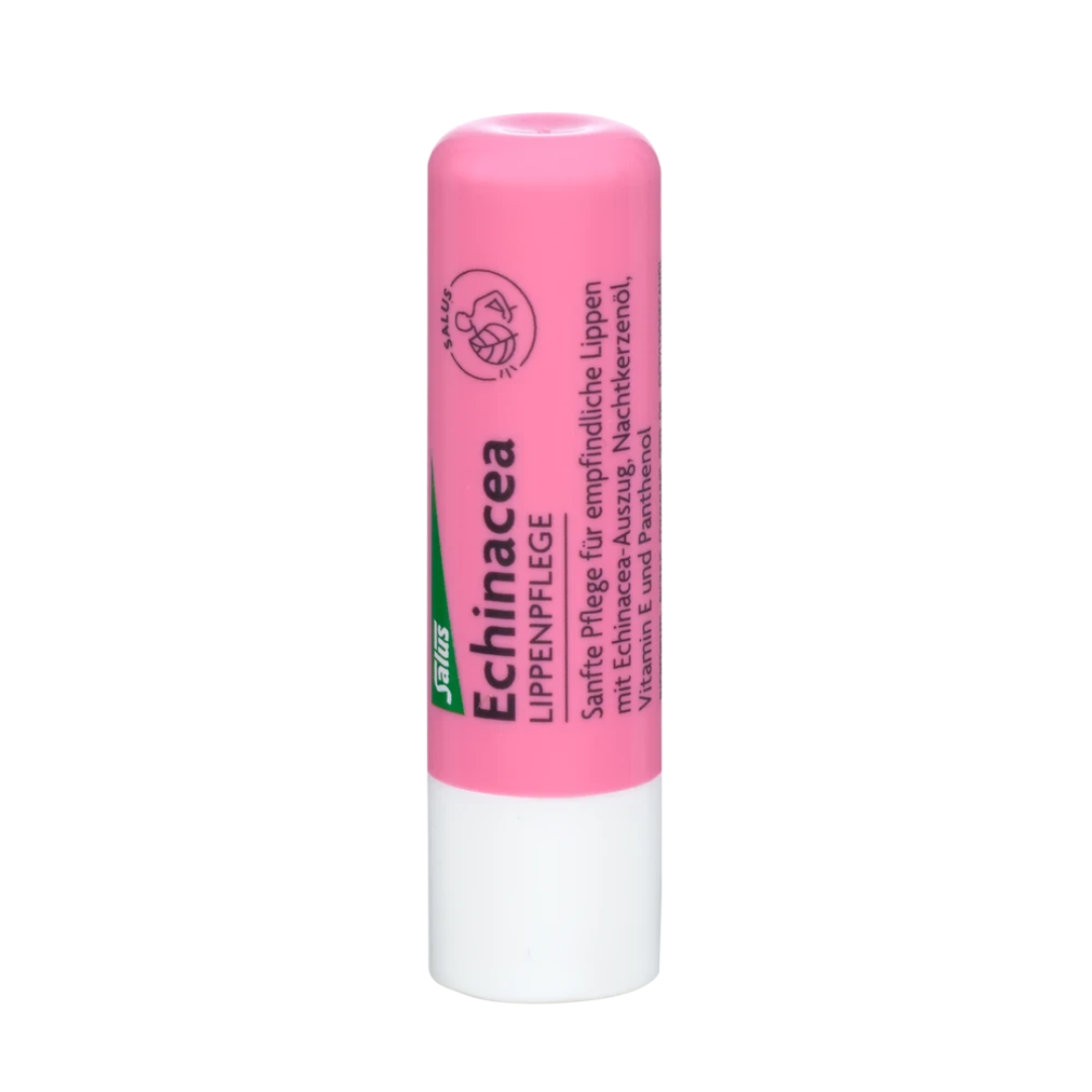 Salus Echinacea Lippenpflege – geschlossener Pflegestift für sanfte Lippenpflege mit Echinacea, Nachtkerzenöl und Panthenol