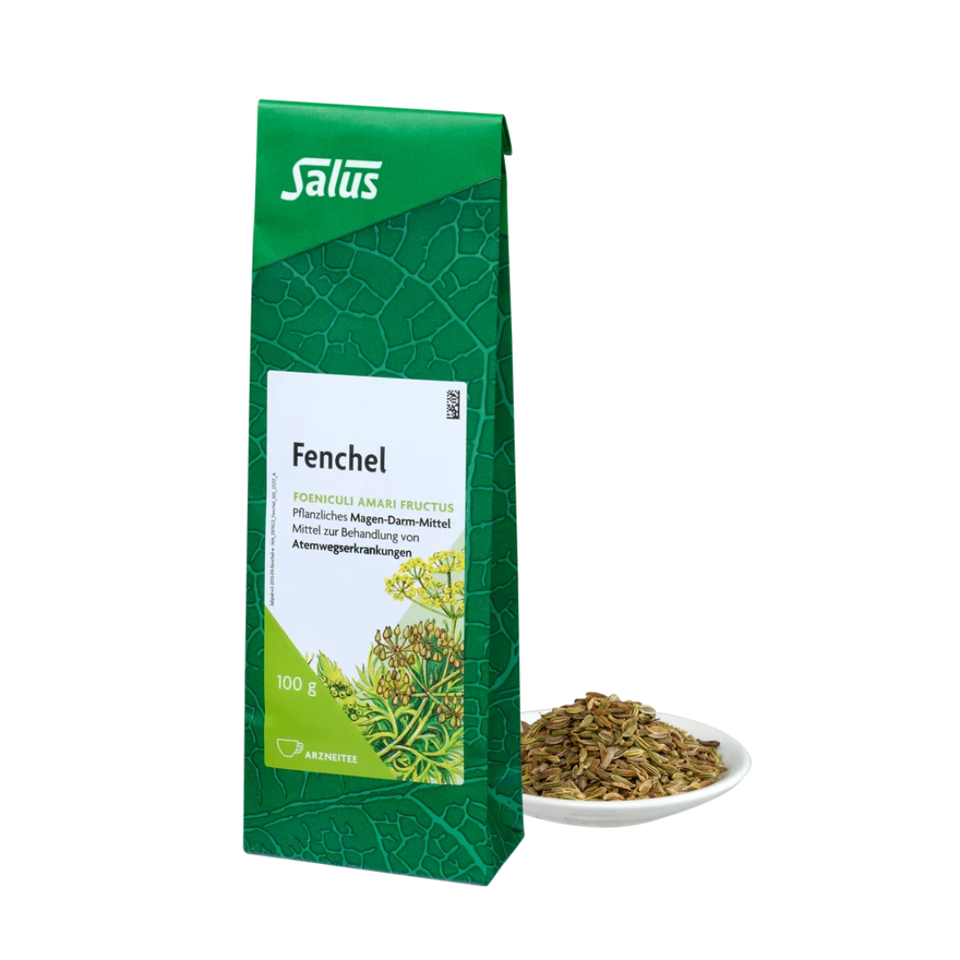 Salus Fencheltee Arzneitee – lose Fenchelsamen 100 g Packung für Magen-Darm und Atemwege