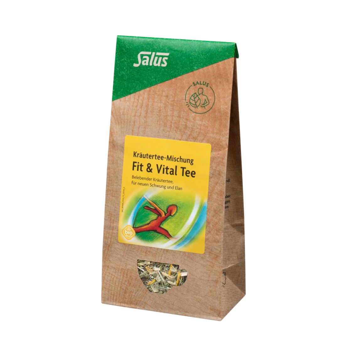 Salus Fit & Vital Kräutertee – 75 g Bio-Kräuterteemischung in Aromaschutzpackung