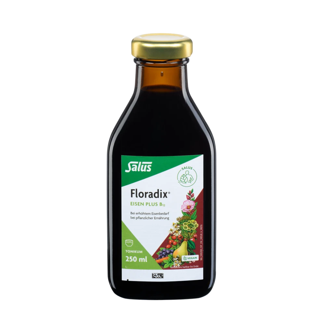 Salus Floradix Eisen plus B12 – 250 ml Tonikum mit Eisen und B-Vitaminen