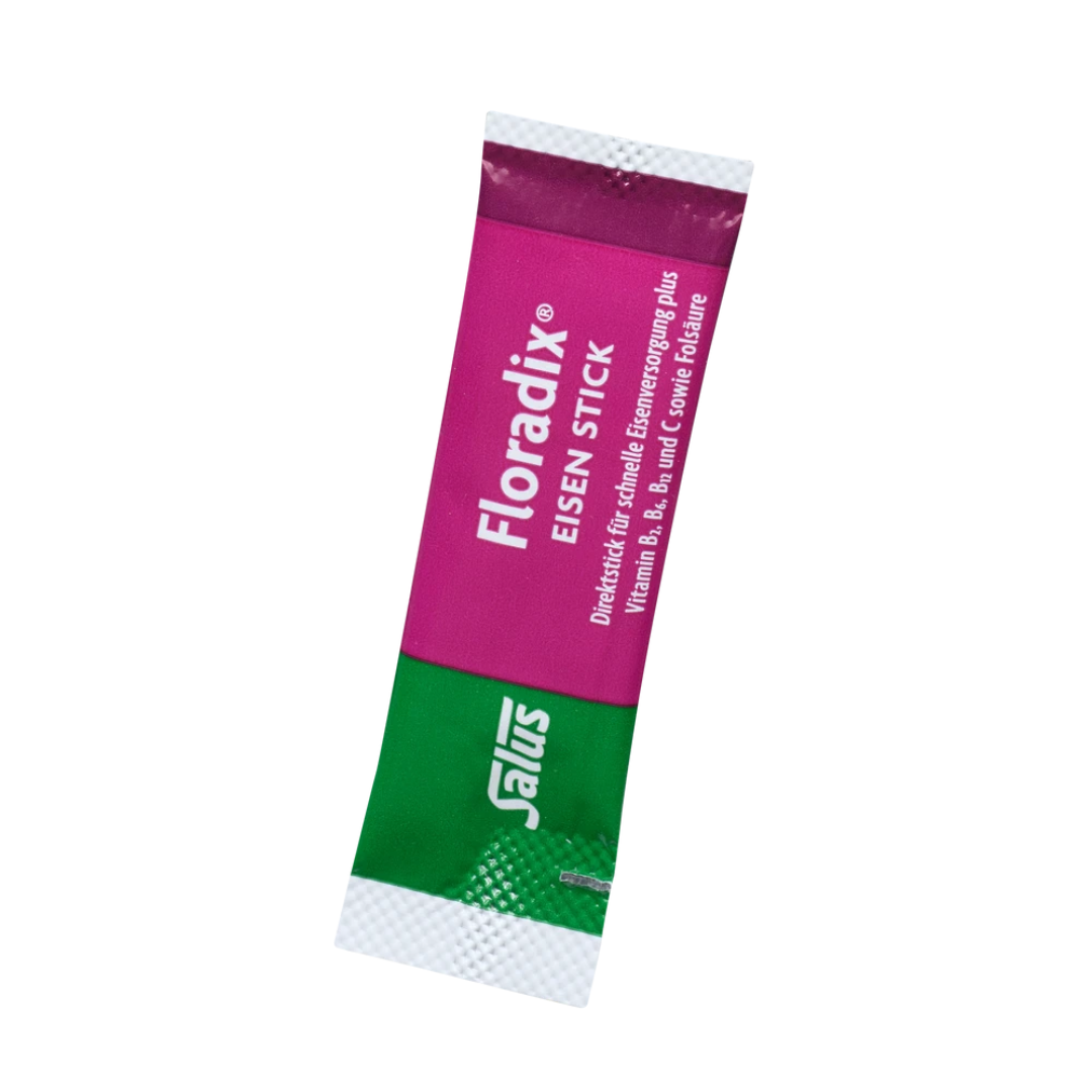 Salus Floradix Eisen Stick – einzelner Direktstick mit Eisen, Vitaminen und Folsäure