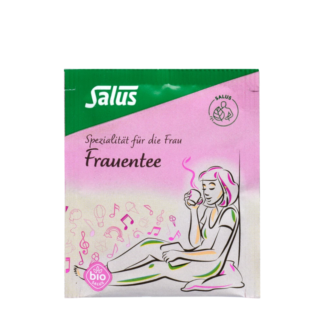 Salus Frauentee Bio 15 Filterbeutel – Umverpackung mit Kräutertee für Frauen, harmonisierend und erfrischend