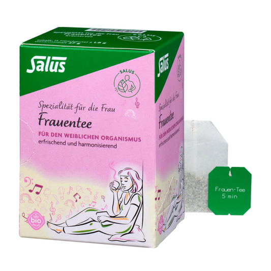 Salus Frauentee Bio 15 Filterbeutel – Verpackung mit einzelnem Teebeutel, Kräutertee für den weiblichen Organismus