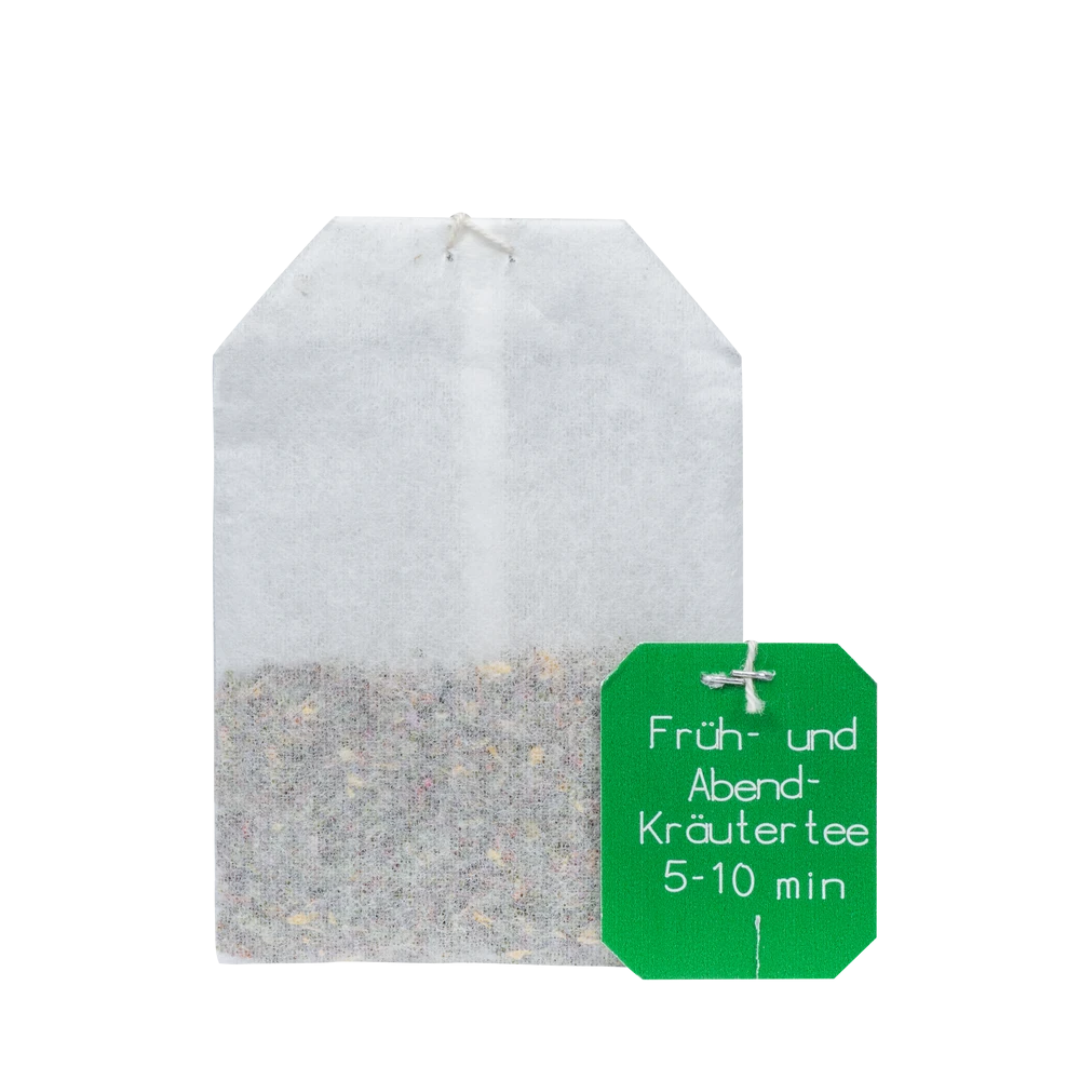 Salus Früh- und Abend-Kräutertee Bio – einzelner Filterbeutel, würzig-aromatische Kräuterteemischung