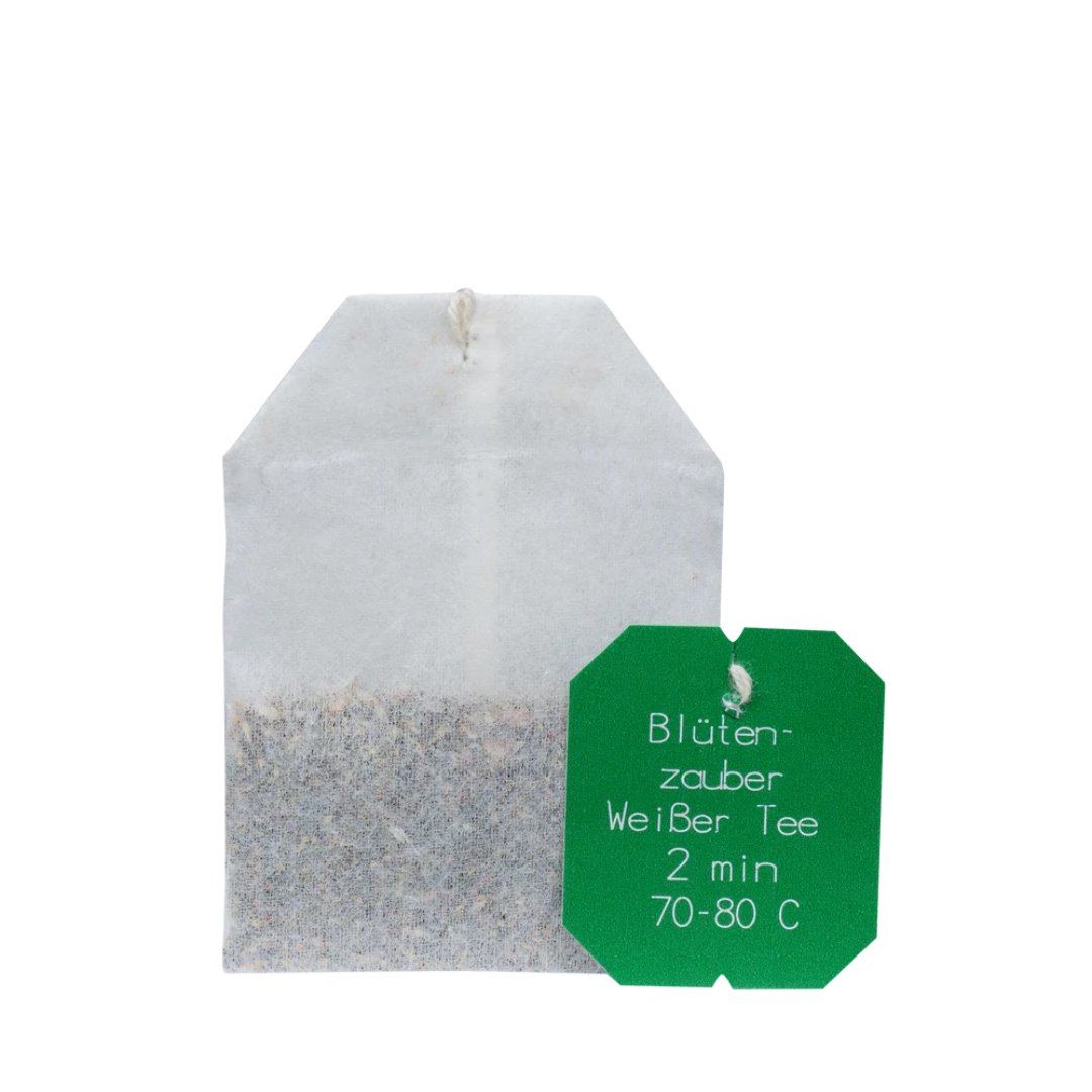 Salus Gourmet Tee Blütenzauber Weißer Tee – einzelner Bio-Teebeutel mit Weißtee und Blütenkomposition