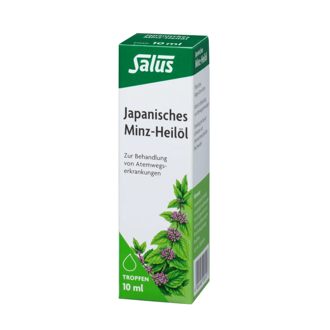 Salus Japanisches Minz-Heilöl – 10 ml Tropfen zur Behandlung von Atemwegserkrankungen, mit Minzöl