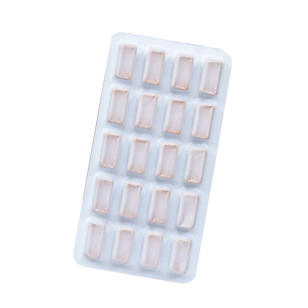 Salus Knochen-Komplex Blisterpackung - 20 Osteo Bites Kaukapseln in transparenter Blisterverpackung für Knochenstärkung