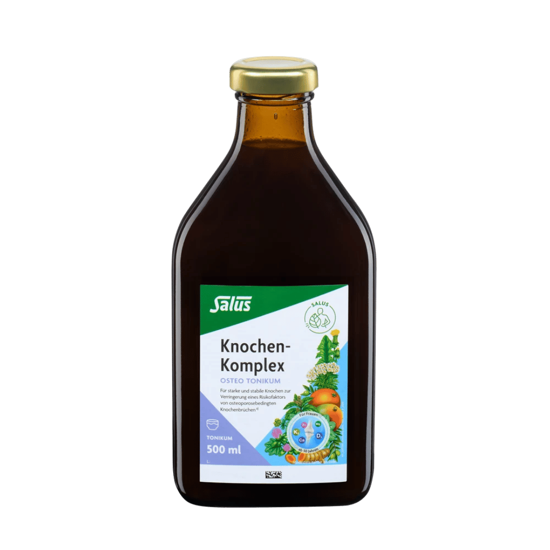 Salus Knochen-Komplex Osteo Tonikum 500ml Flasche - Nahrungsergänzung für starke Knochen mit Calcium und Vitamin D
