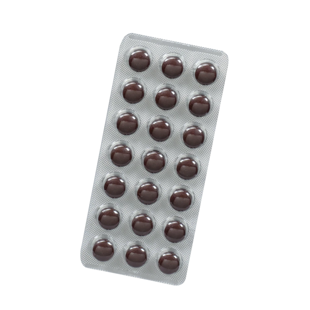 Salus Floradix Eisen Folsäure Tabletten – Blister mit veganen Eisen-Tabletten