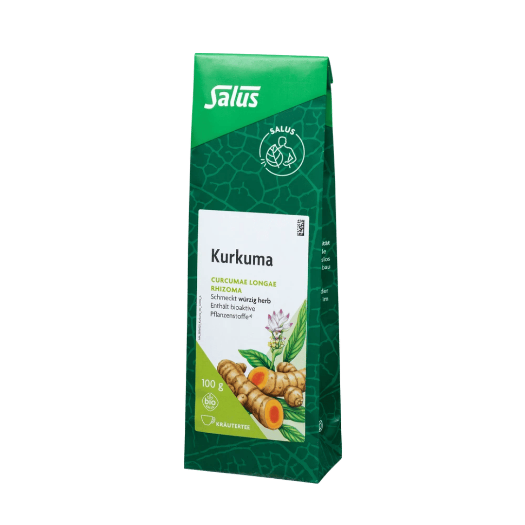 Salus Bio Kurkuma Kräutertee 100g Packung - Curcumae Longae Rhizoma aus kontrolliert biologischem Anbau