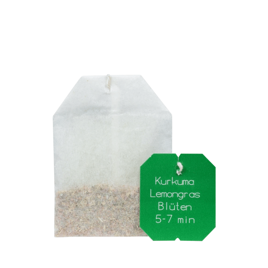 Salus Kurkuma Tee Lemongras und Blüten Bio, einzelner Teebeutel ayurvedischer Gewürz-Kräutertee