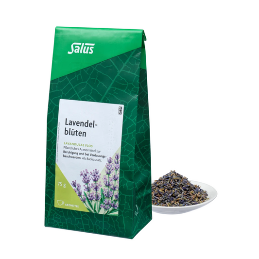 Salus Lavendelblüten Tee lose, 75 g Packung mit getrockneten Lavendelblüten als Arzneitee