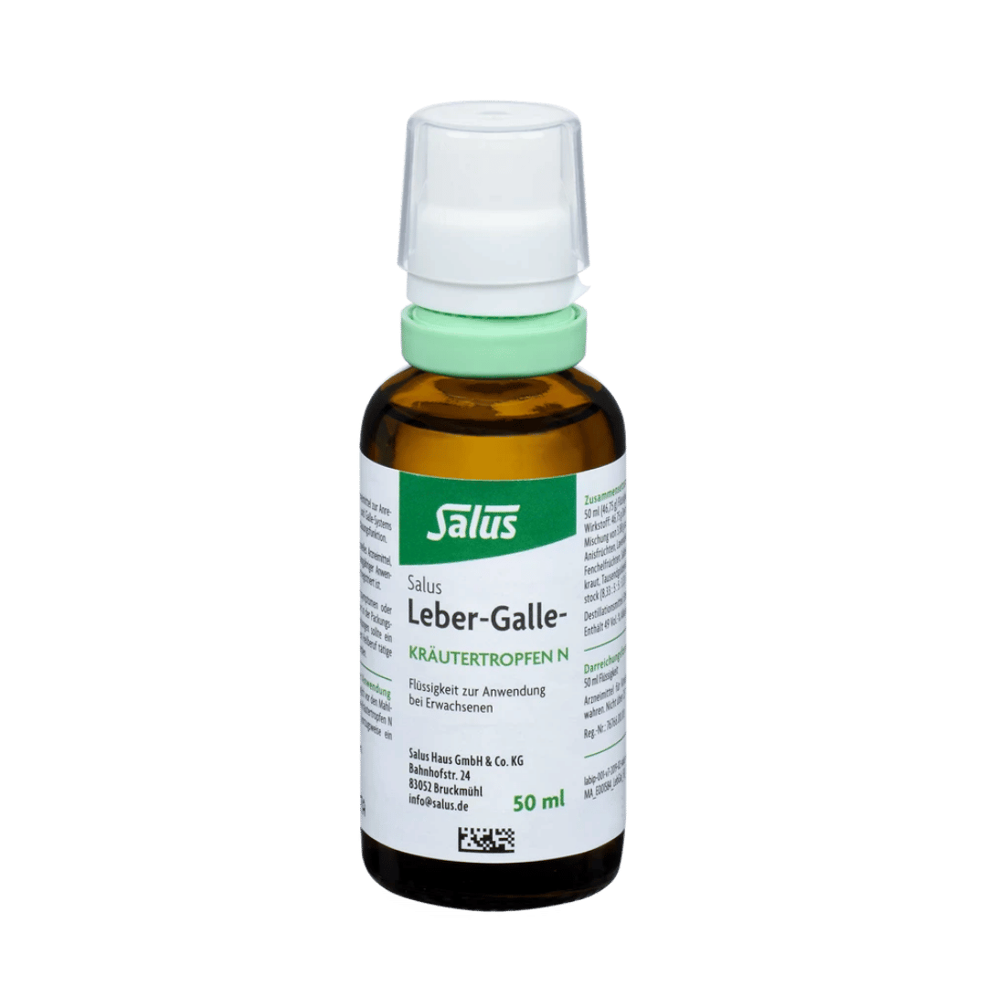 Salus Leber-Galle Kräutertropfen N, 50 ml Flasche pflanzliche Tropfen zur Unterstützung der Verdauung