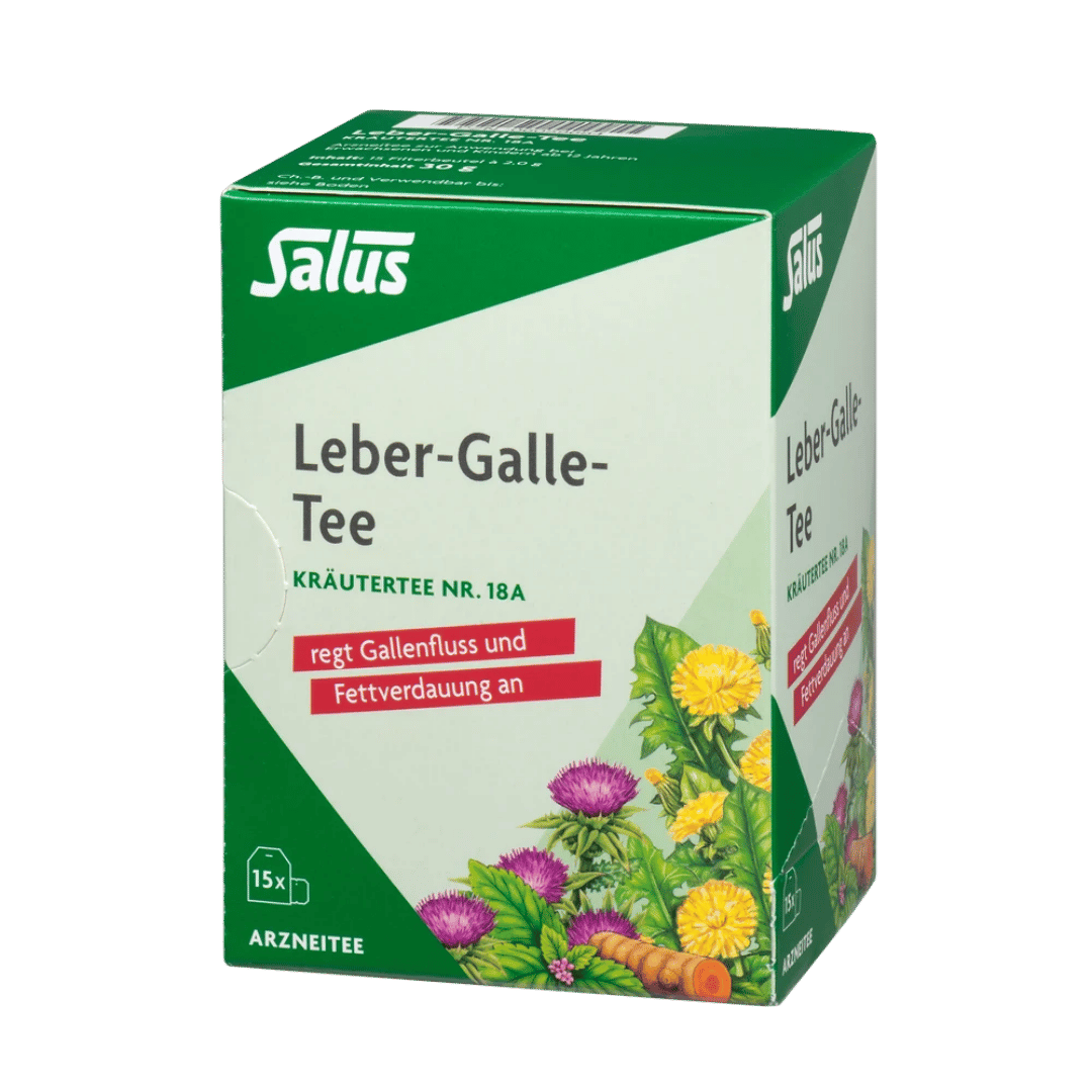 Salus Leber-Galle-Tee Nr. 18A, 15 Filterbeutel Packung Kräutertee zur Anregung von Gallenfluss und Verdauung