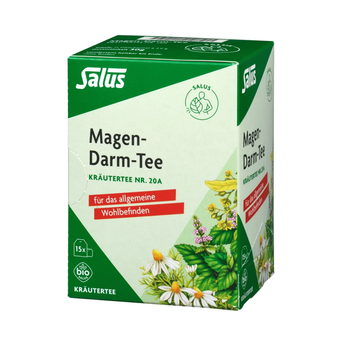Salus Magen-Darm-Tee Bio – 15 Filterbeutel Kräutertee Nr. 20a für das allgemeine Wohlbefinden