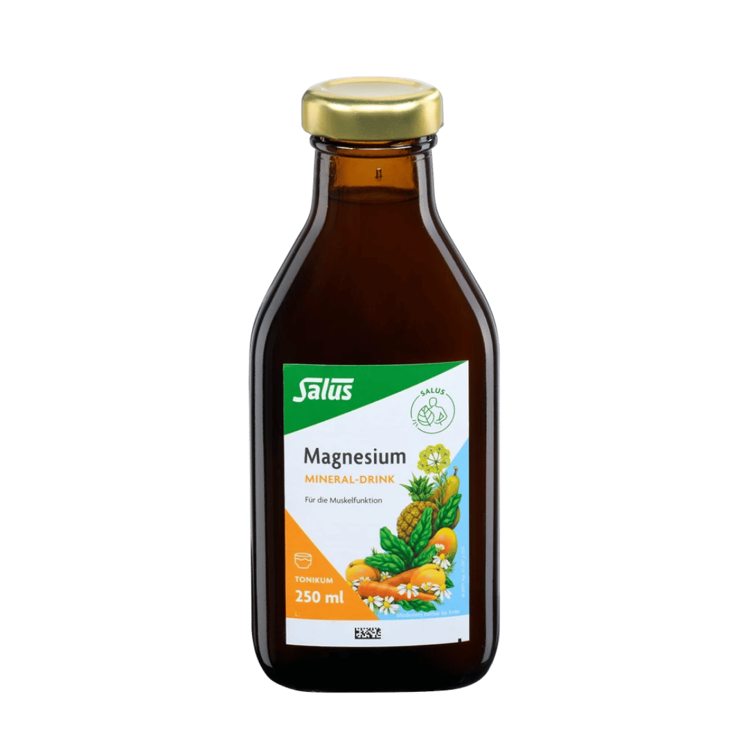 Salus Magnesium Mineral-Drink – Braunglasflasche 250 ml zur Unterstützung der Muskelfunktion